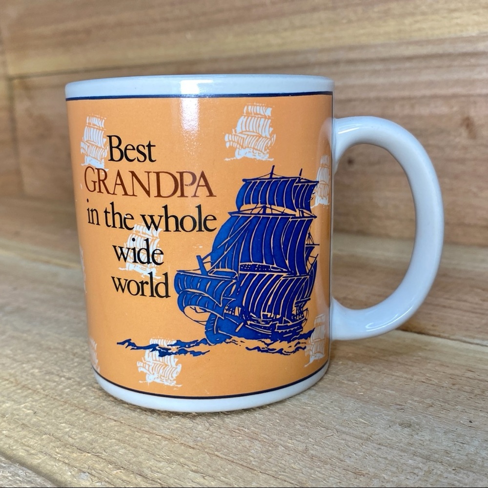 Vintage Best Grandpa In The Whole Wide World Coffee Mug Contenova